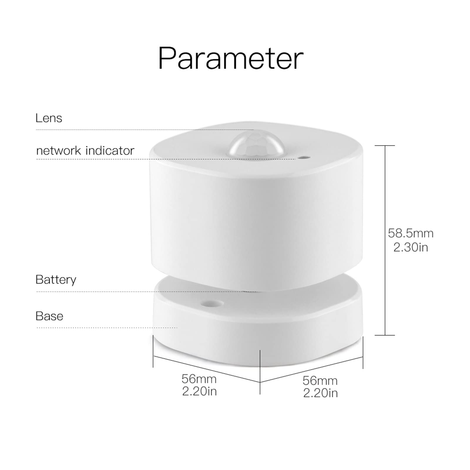 Interrupteur tactile, Capteur de mouvement Détecteur de capteur humain Vie intelligente Tuya App Control Liaison intelligente Système d'alarme domestique intelligent