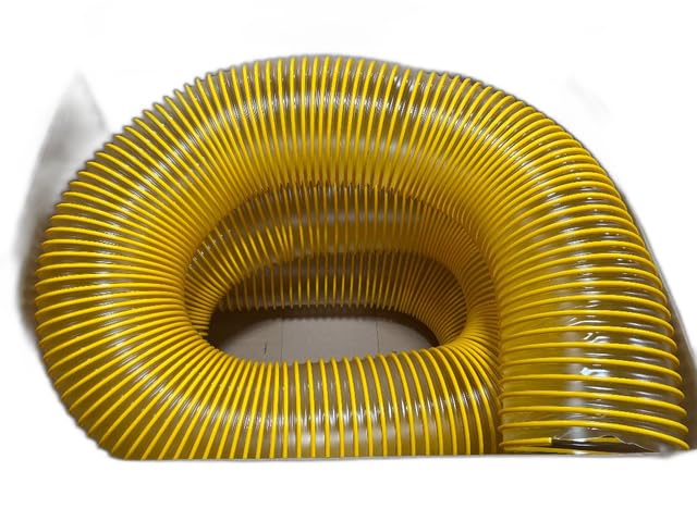 Polyurethane Flexible Bagger Grass Catcher Leaf and Lawn Vac Hose Tubing Flex-Tube PU 4 Foot of 6 Inch