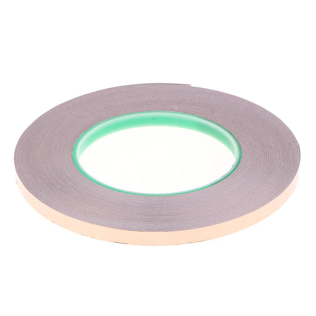 50m Copper Foil Tape w/Double Conductive Adhesive for EMI Guitar Craft 10mm-image-47