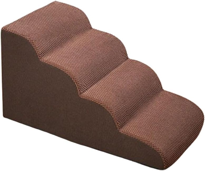 Dog Stairs for Small Dogs,High Density Foam Non-Slip Pet Stairs Dog Ramp Stairs for Small Dogs and Cats Or Pet Knee Protection,Pet Steps (Gray1, A, 2)