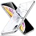 ESR Mimic Tempered Glass Case for iPhone Xs Max，9H Tempered Glass Back Cover [Mimics The Glass Back of iPhone] + Soft Silicone Bumper [Shock Absorption] for iPhone 6.5 inch(White Sierra)
