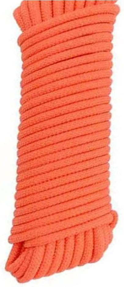 Clothesline Rope Outdoor,Braided Rope 6mm/8mm/4mm/10mm Thick，50m Long,Nylon Rope,Ropes For Exercise Climbing,Paracord 550,Camping Rope Strap,Rope Leash,Rope Swing Set ( Color : Red , Size : 10mm*50m )