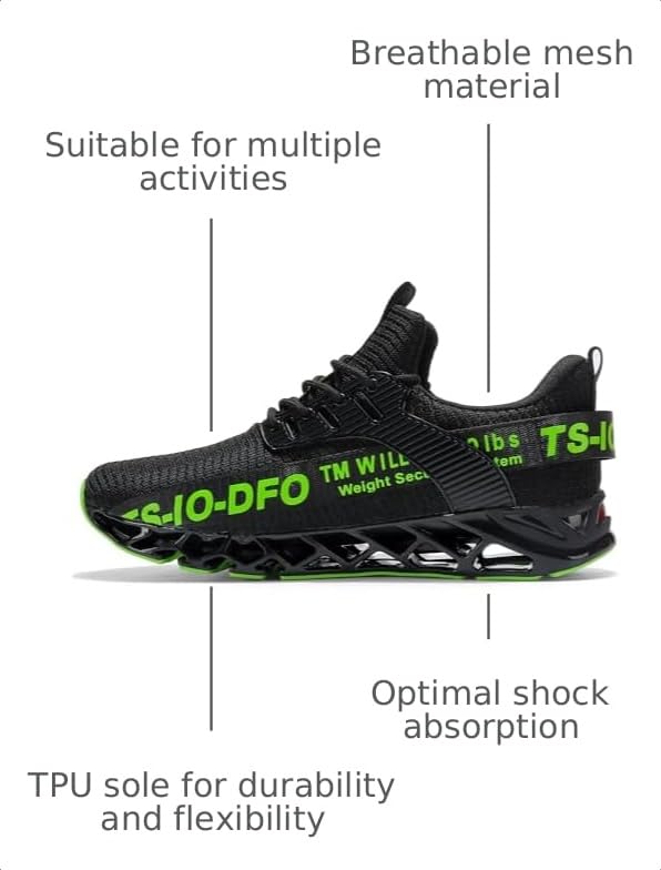 Image of TSIODFO Men's Running Walking Fashion Sneakers