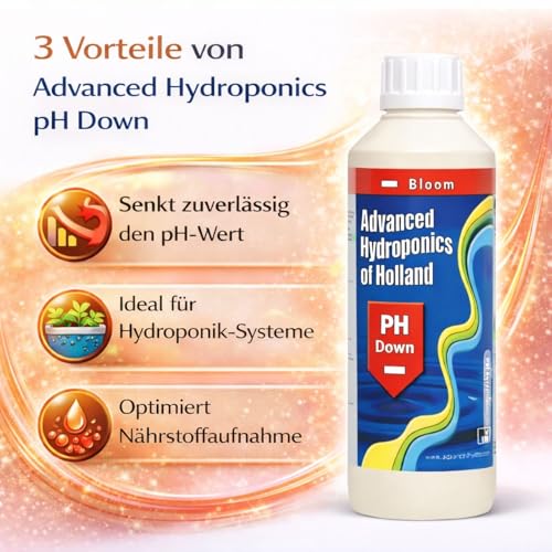 Weedness Advanced Hydroponics pH Minus solution nutritive testeur de pH - 2