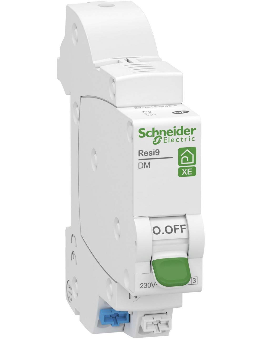 Schneider Electric - Resi9 XE - disjoncteur modulaire - 1P+​N - 2A - courbe C - embrochable - R9EFC602