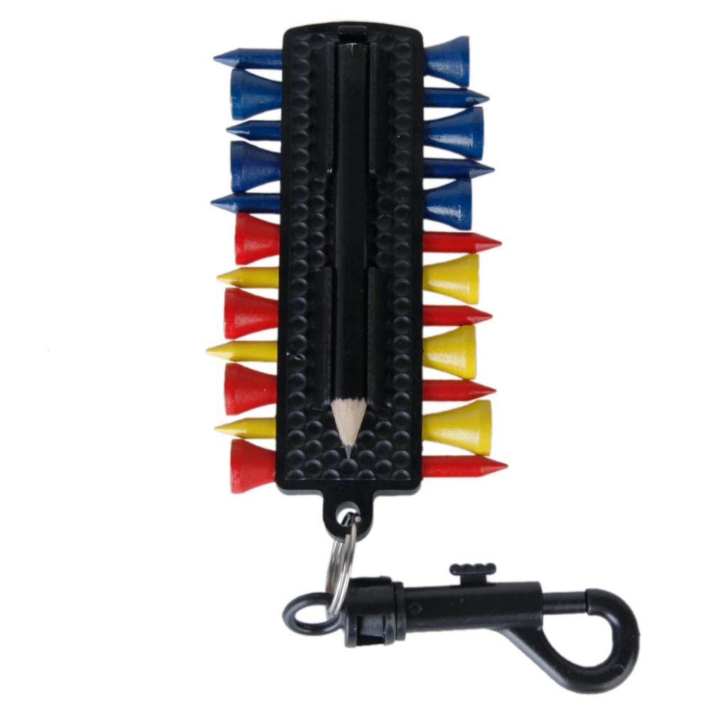 Generic Carrito de Golf para tee Caddy Keeper, Acrylic, Negro