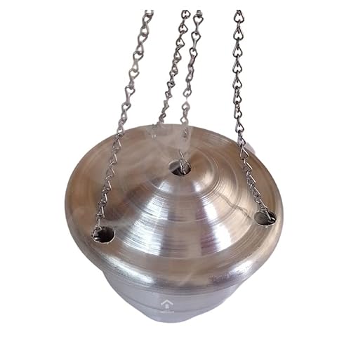 Turíbulo Incensário Defumador De Alumínio Médio