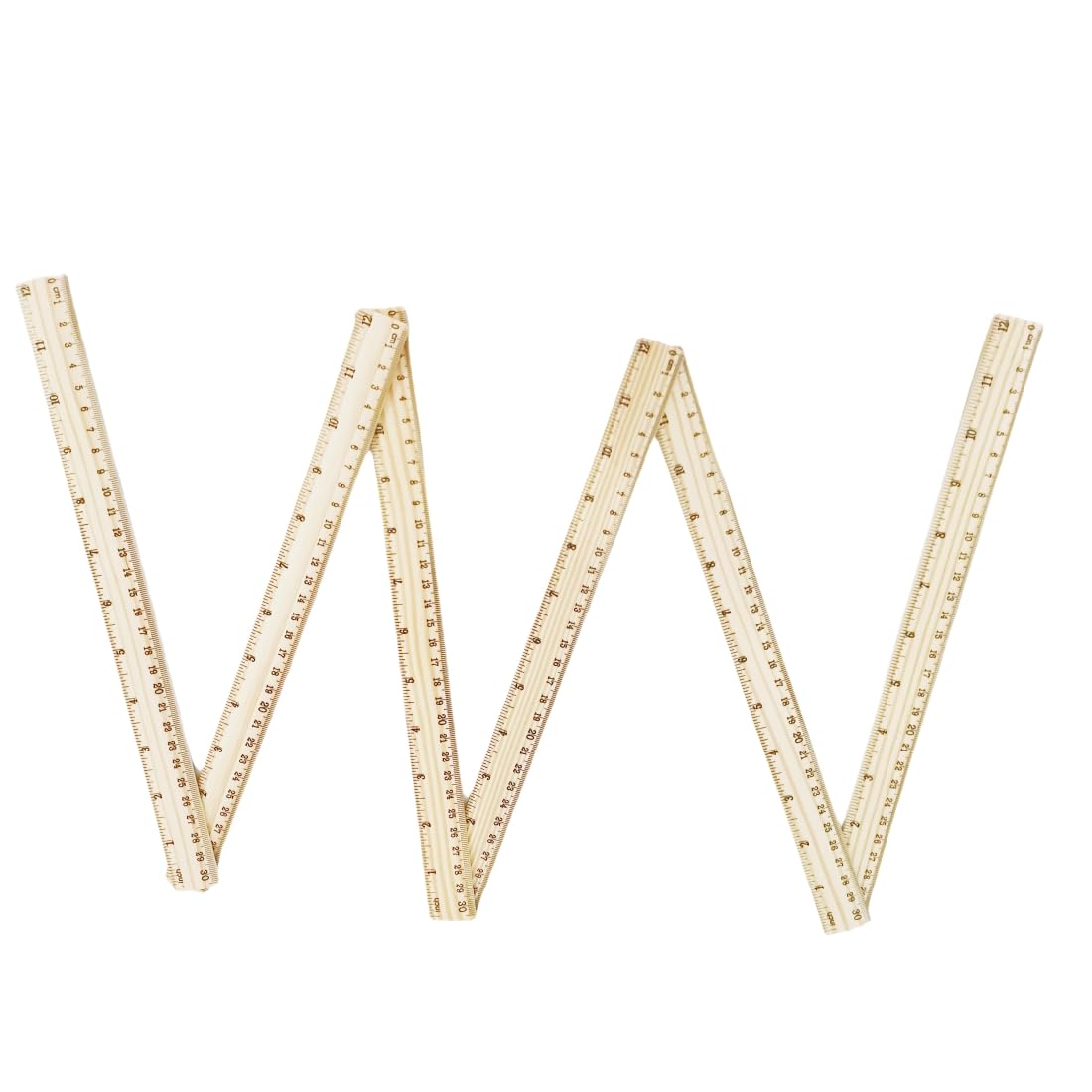 Yrlfiot 6 Pcs Wood Ruler, 12 Inch, Double-Sided, Accurate Scales, Classic Style, Wooden Construction - Image 5