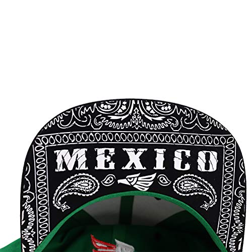Image of Trendy Apparel Shop Hecho En Mexico Eagle 3D Embroidered Snapback Cap