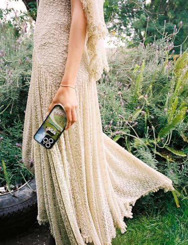 Image of Wildflower Cases - Compatible with iPhone 16 | Protective Black Bumper, 6.5ft Drop Test Certified, Women Owned Small Business | Cottage Nature Green Trendy Cute | Collab - Nara Smith