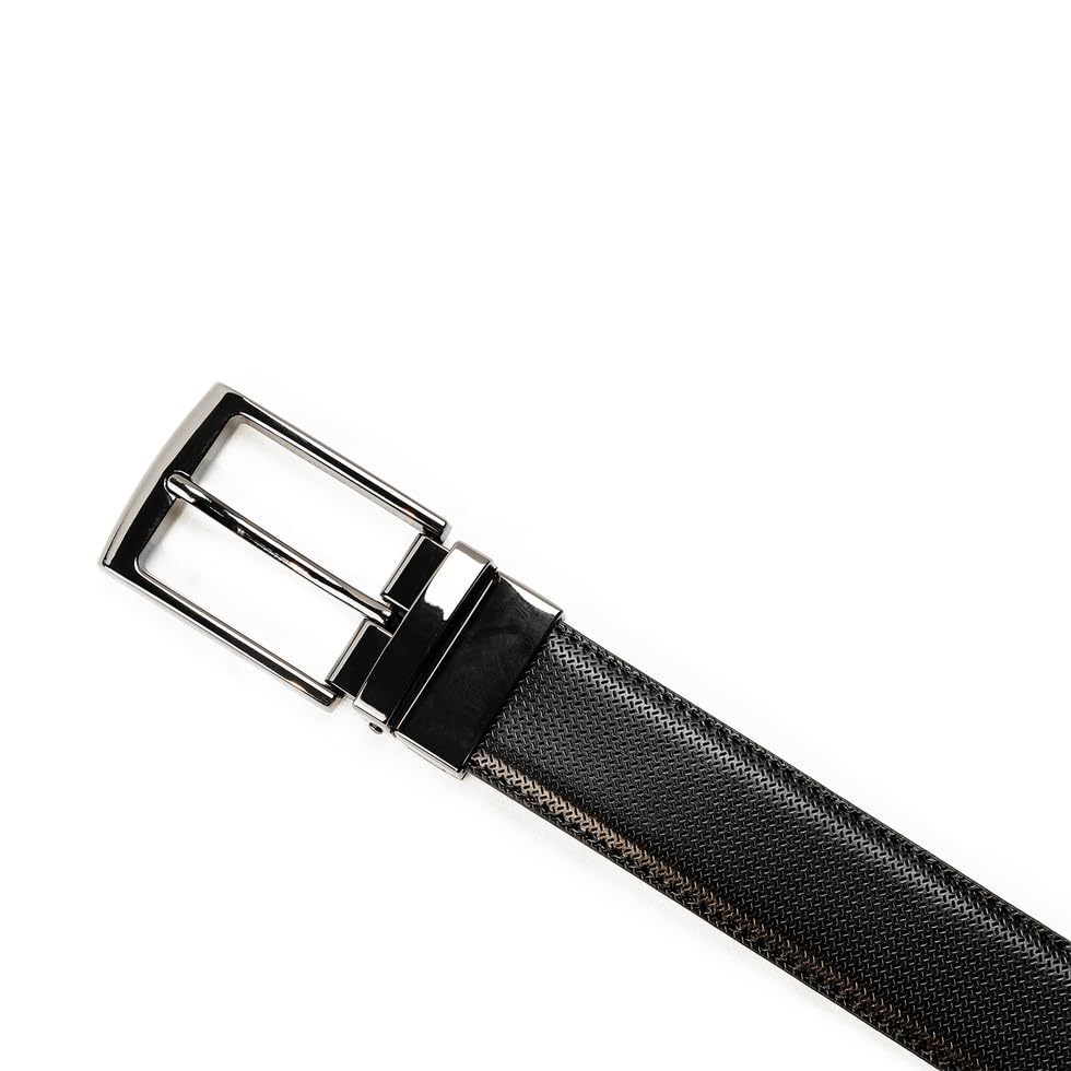 Men's Belt and Wallet Gift Set | Reversible Belt with Swivel Buckle for Dress Casual Jeans | Slim Bi-Fold Wallet4