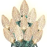 Dazzle Bright C9 Christmas String Lights, 100 LED...