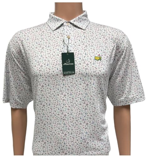 PETER MILLAR 2024 Masters Men's Performance Tech Signs and Azaleas Golf Polo Shirt4