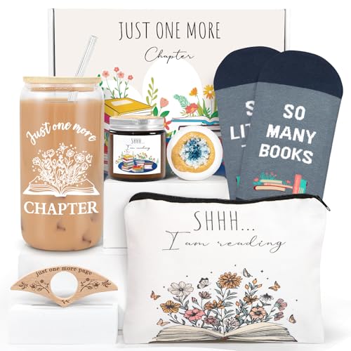 Gifts for Book Lovers 6 PCS Book Lovers Gift for Women Bookish Gift for Readers Librarians Bookworms Christmas Birthday Present for Reading Lover Women Girl Friend