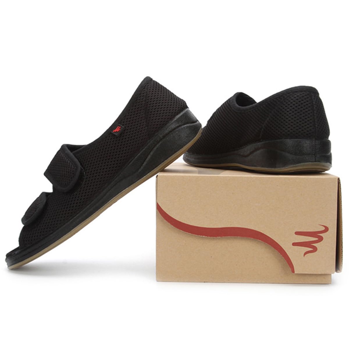 Larghe Scarpe Diabetiche Donna Comode Antiscivolo Leggere Estive Sandali per Riabilitazione Traspirante Ciabatte da Passeggio per Interni Esterni