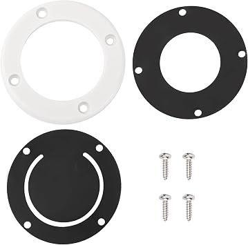 EINDER 3876-3 Boat Self-Bailing Cockpit Mounted Scupper Valve Kit with Leak-Proof Seal, 2-7/8 in Boat Scuppers Transom Boat Parts