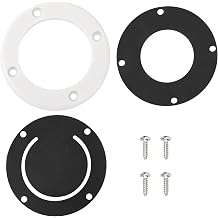 EINDER 3876-3 Boat Self-Bailing Cockpit Mounted Scupper Valve Kit with Leak-Proof Seal, 2-7/8 in Boat Scuppers Transom Boat Parts