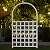 VINGLI Garden Trellis, 75" H x 42" W Vinyl Garden Garden Trellis PVC Trellis for Vines and Climbing Plants for Lawn, Garden, Backyard, Outdoor