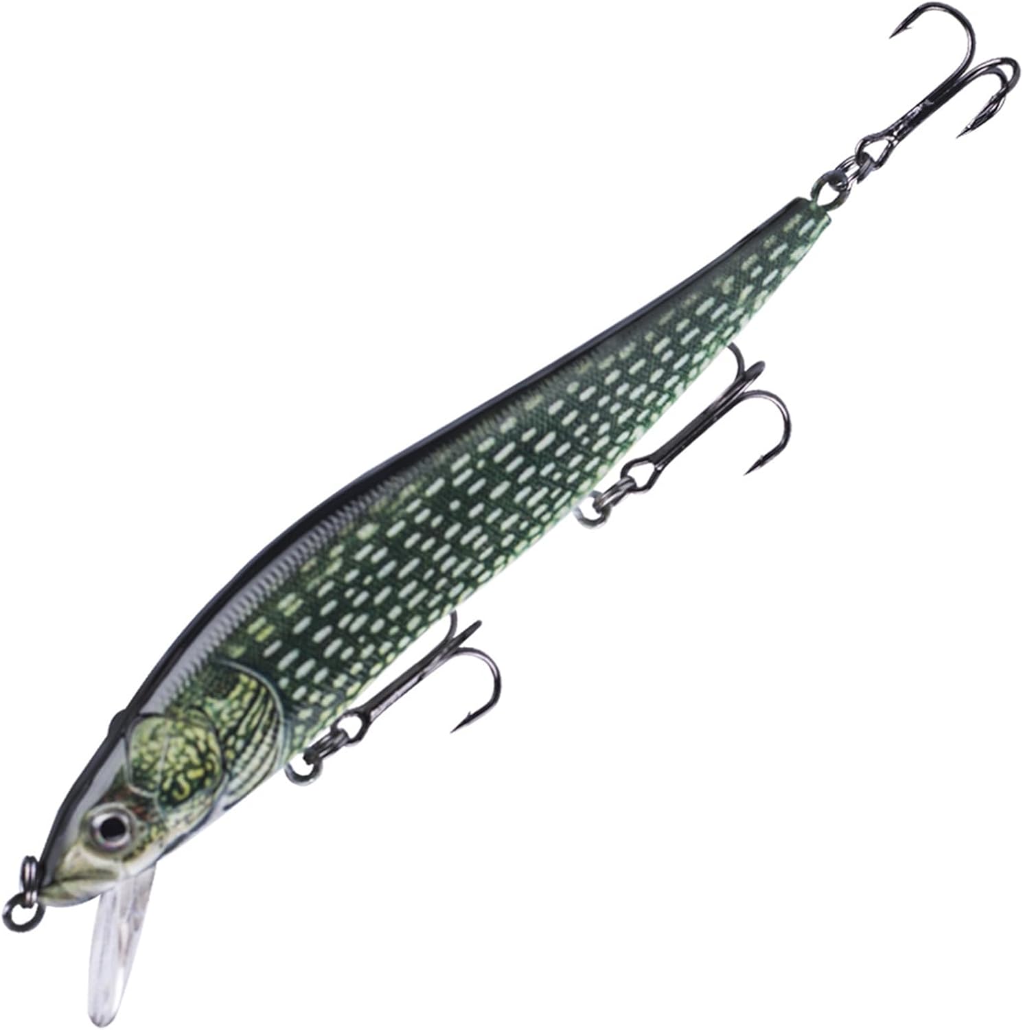 QISUO Minnow Fishing Lures,Hard Fishing Lures Sinking Minnow Swing Bait