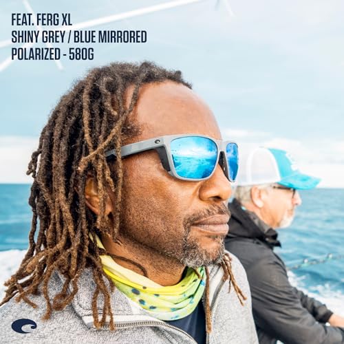 Costa Del Mar Men's FERG XL Rectangular Sunglasses4