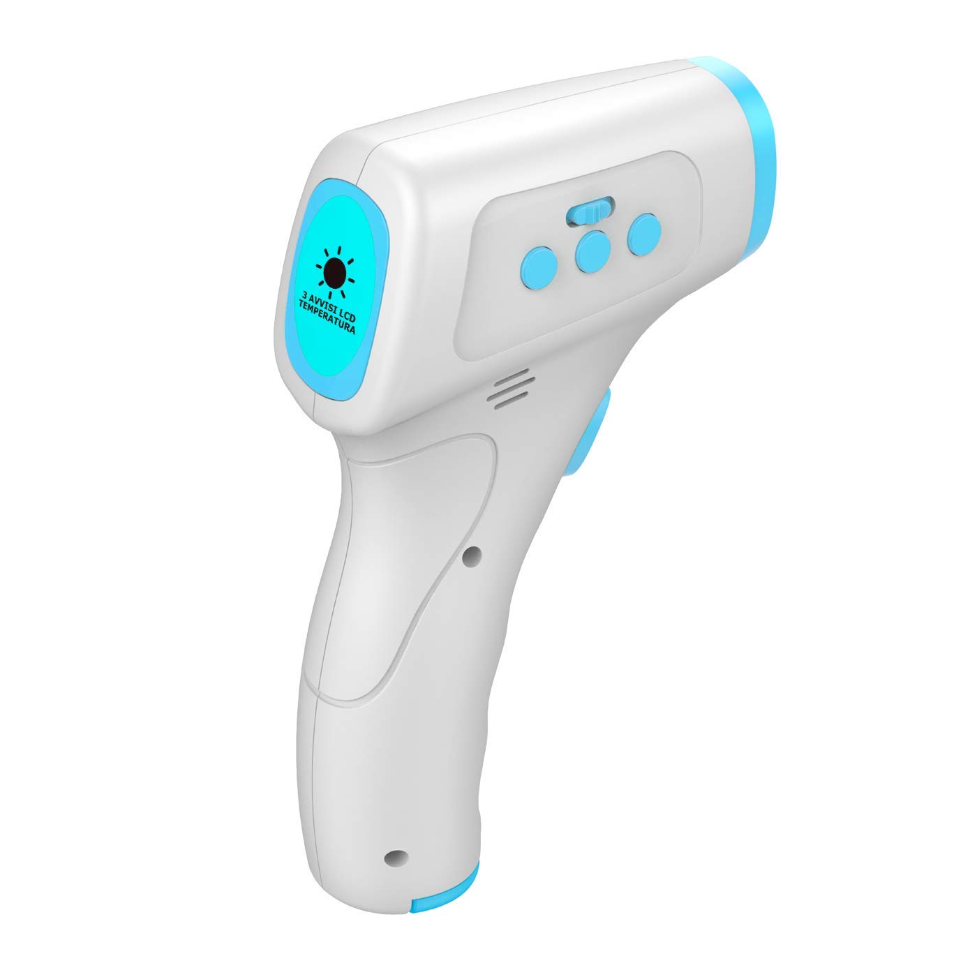 Techmade SCANNER INFRARED NO-CONTACT, celeste/bianco