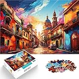 Puzzle 1000 Piezas para Adultos Sevilla Juguete de Aprendizaje Intelectual Descompresión 26 x 38 cm Alivio del Estrés Desafío Difícil