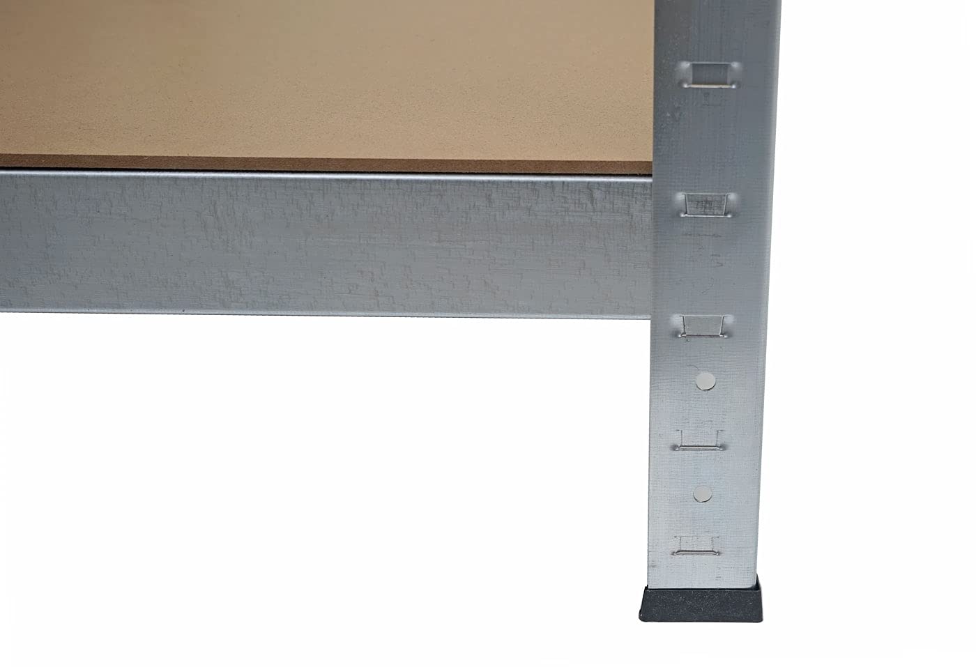 Mendler 2 x regał do dużych obciążeń HWC-D67, regał warsztatowy, regał wtykowy, 160 x 80 x 40 cm, nośność każdorazowo 320 kg ~ ocynkowany
