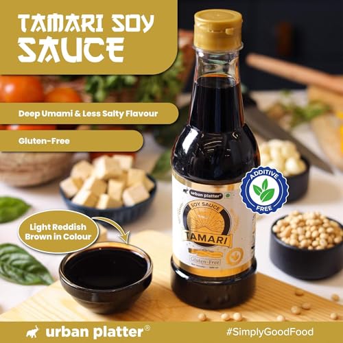 Image of Urban Platter Tamari Soy Sauce, 500ml (Naturally Brewed | Umami | Suitable for Stir Fry | Gluten Free | Asian Cuisine)