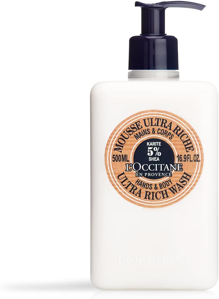L'Occitane Dry Skin Shea Hands & Body Ultra Rich Wash, 500ml