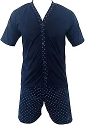 Pijama Homem Com Botões Conjunto Roupa De Dormir