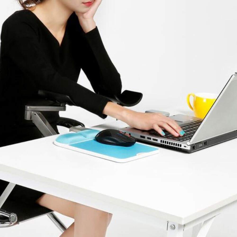 Supporto Poggiagomiti Per Scrivania – Regolabile, Si Installa Senza Fori, Comodo Per PC, Gaming E Studio