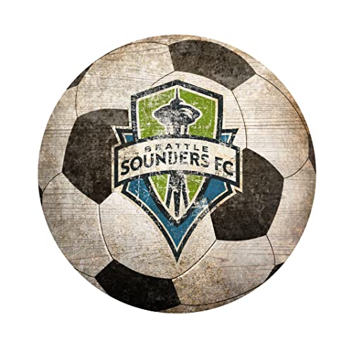 GameDay Novelties Seattle Sounders 12 inch Soccer Ball Shaped Sign Multi color One Size