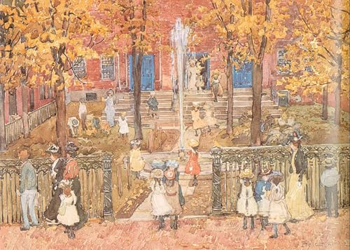 Posters et art pour décoration chambre : tableau West Church Boston de Prendergast