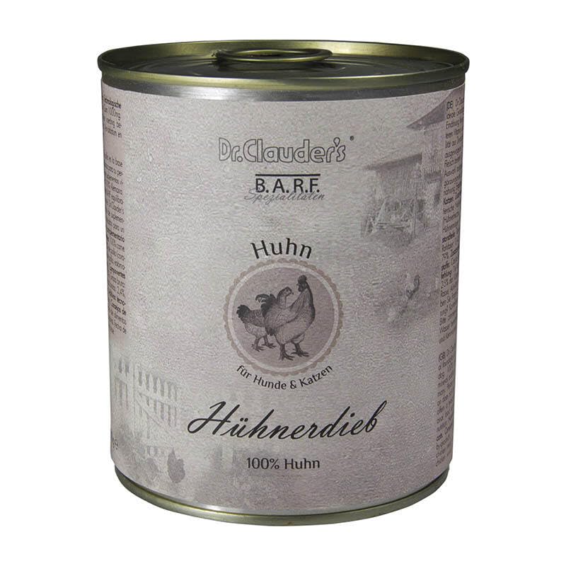 Dr. Clauder's Barf - Hühnerdieb | 6 x 800 g