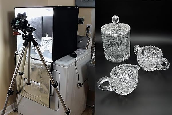Fotodiox Pro LED 24x24 Studio-in-a-Box for Table Top Photography - Includes Light Tent; Integrated LED Lights; Carrying case and Four backdrops by Fotodiox - Image 8