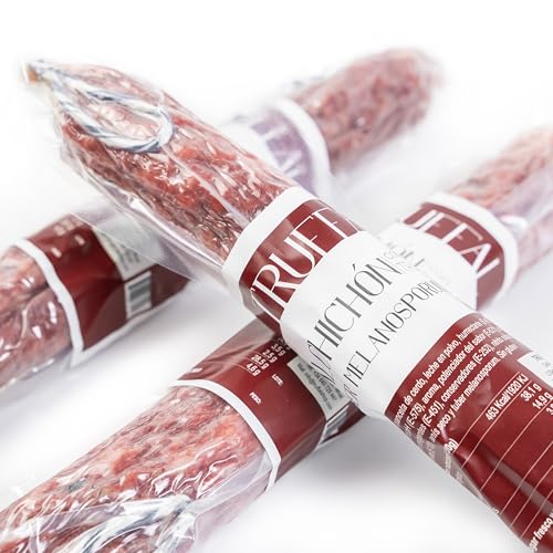 Salchichón Trufado Gourmet – 300 g Aprox. – Con Auténtica Trufa Negra (Tuber melanosporum) – Sabor Exclusivo y Artesanal