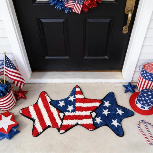 Tapete decorativo con diseño de bandera patriótica miniatura 1