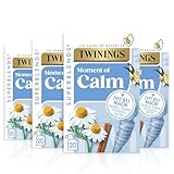 Twinings Superblends Calm Tea - Spiced Camomile, Vanilla & Roasted Chicory Root Herbal Tea Infusion with Vitamin B3 (Niacin), 80 Biodegradable Tea Bags