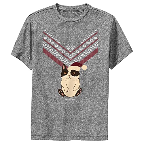 T-shirt Marvel Hawkeye Cat pour garçon en coton gris anthracite taille M