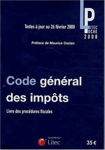 Amazon.fr - Code général des impôts, livre des procédures fiscales ...