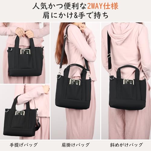 ENLAN トートバッグ 小さめ 2way ショルダーバッグ の商品画像 5