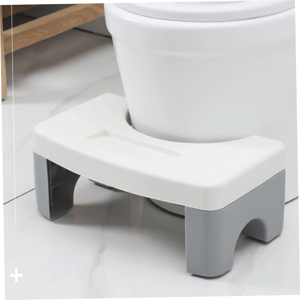 Cabilock Thicken Folding Toilet Stool for Boy Girl Practical Non-Slip Footstool for Bathroom Use Design for Potty Training and Comfortable Sitting