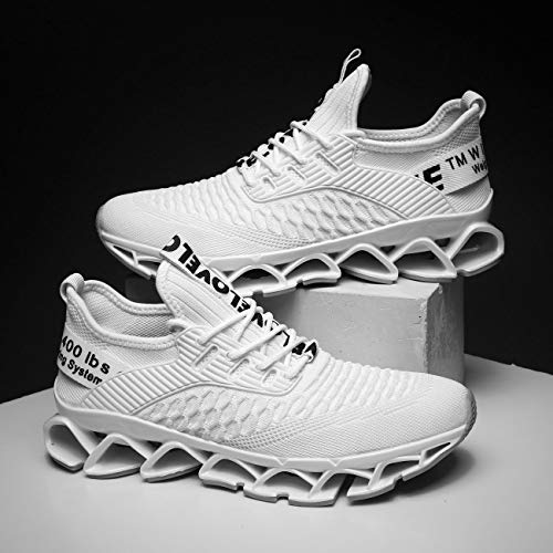 Chopben Men's Running Shoes Blade Non Slip Fashion Sneakers Breathable Mesh Soft Sole Casual Athletic Walking Shoes - Image 6