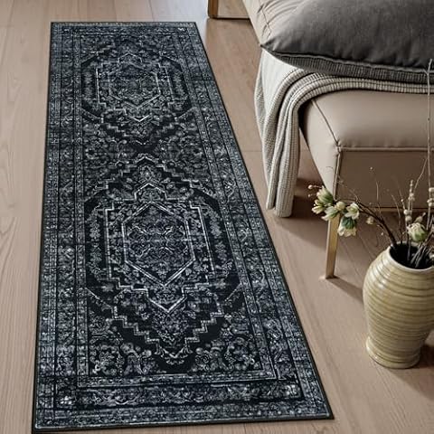 Uphome Washable Runner Rug Cover