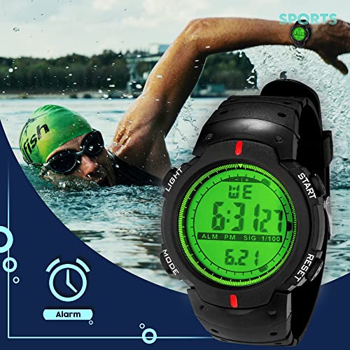 Image of ASGARD Multi Functional Sports Digital Multicolor Dial Men's Watch