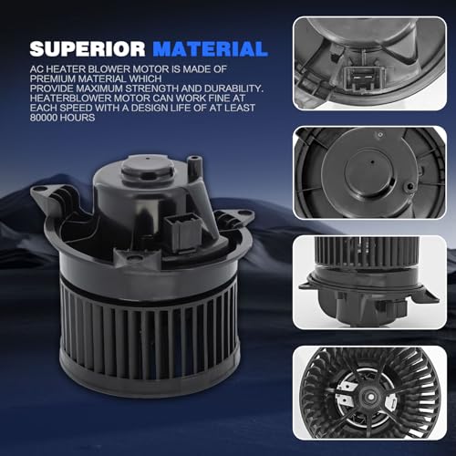 Image of HVAC Blower Motor Compatible with Ford Focus 2000 2001 2002 2003 2004 2005 2006 2007, 2010-2013 Ford Transit Connect Blower Motor Fan Air Conditioning and Heating, Replaces# 700105, YS4Z19805AB