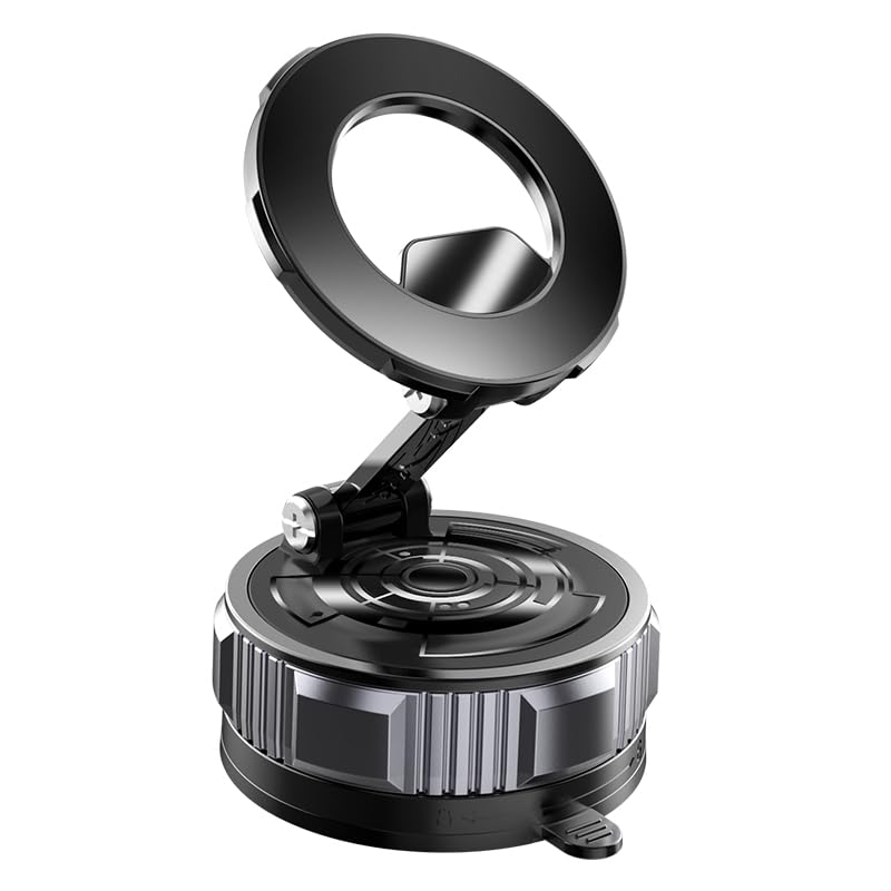 Vacuum Car Holder with Strong Magnetic Car Phone Holder for Magsafe 360 Adjustable Car Phone Mount Phone Holders