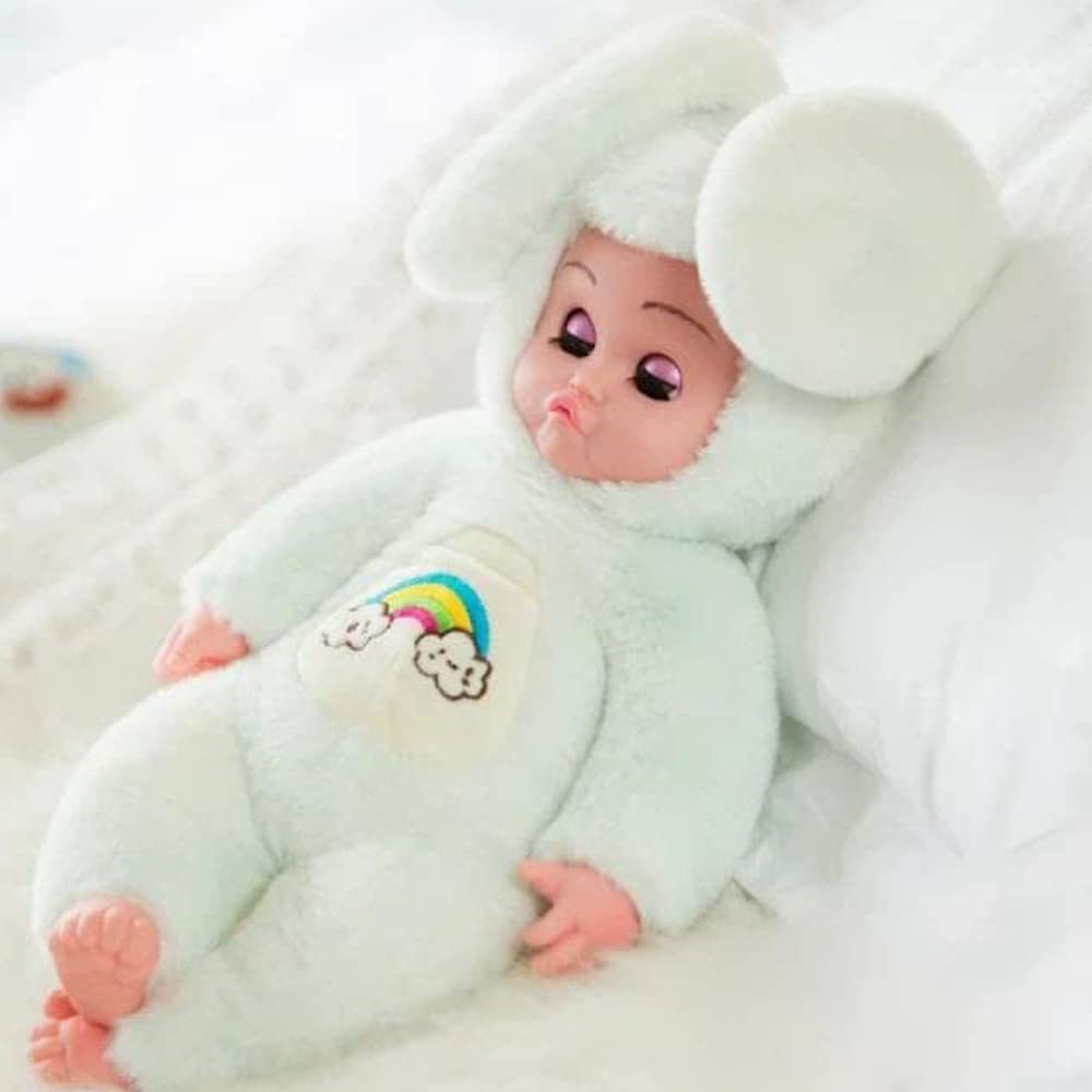 Kids Play Rabbit Doll with Music Reborn Baby Soft Cloth Big Size Original Plush Soft Clothing Summer, Home Play Game Birthday Gift for boy Body Silicone Dolls Toys for Boy Girl Little Children Kids (B097MXLQY8) Amazon Price History, Amazon Price Tracker