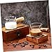 UKCOCO Taza de Vidrio con Mango de Madera Antiescaldaduras para Leche y Café Jarra Medidora Transparente con Doble Reutilizable y Fácil de Limpiar para Hogar y Cafeterías Imagen de UKCOCO Taza de Vidrio con Mango de Madera Antiescaldaduras para Leche y Café Jarra Medidora Transparente con Doble Reutilizable y Fácil de Limpiar para Hogar y Cafeterías