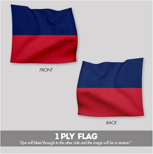 Miniatura 5 de AGAS Echo Code E Marine Signal - Bandera de 1 x 1.25 pies, nailon 200D impreso, cabecera de lona, ojales de latón, bordes cosidos y no destiñen,